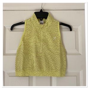 Gymshark Women’s Adapt Animal Seamless Crop 1/2 Zip XL